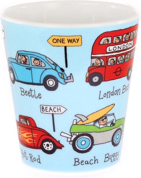 heel klein Auto's kinder melamine bekertje (8 x 7cm) - Tyrrell Katz van Tyrrell Katz — afbeelding 4