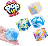 Fidget Pop-it Crazy Cube 5x5 cm - Fidget Toys -  Random kleur
