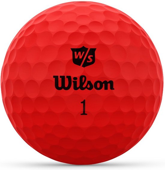 Wilson Staff DUO Soft+ Optix Golfballen - Mat Rood - 12 Stuks van Wilson Staff — afbeelding 2