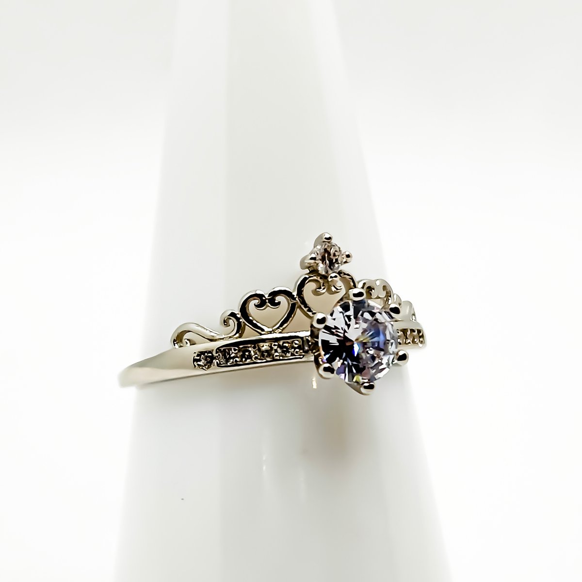 CouplesPicks princessen ring | belofte ring | 925 zilver | dames ring | zilveren ring | verstelbare ring | verlovingsring | vriendschapsring | cadeau voor vriendin