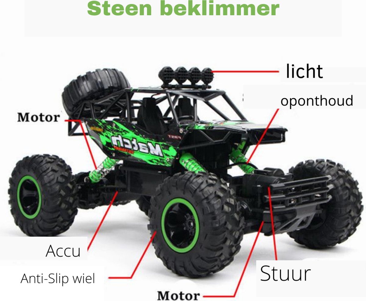 PiProducts Bestuurbare auto Op afstand bestuurbare auto RC Auto voor Jongens