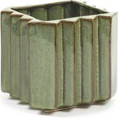 Serax Bloempot-Sierpot Groen D 9.5 cm H 9 cm Voordeelaanbod Per 2 stuks