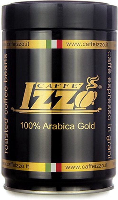 Caffè Izzo® 100% arabica gold blik 12 x 250 gr