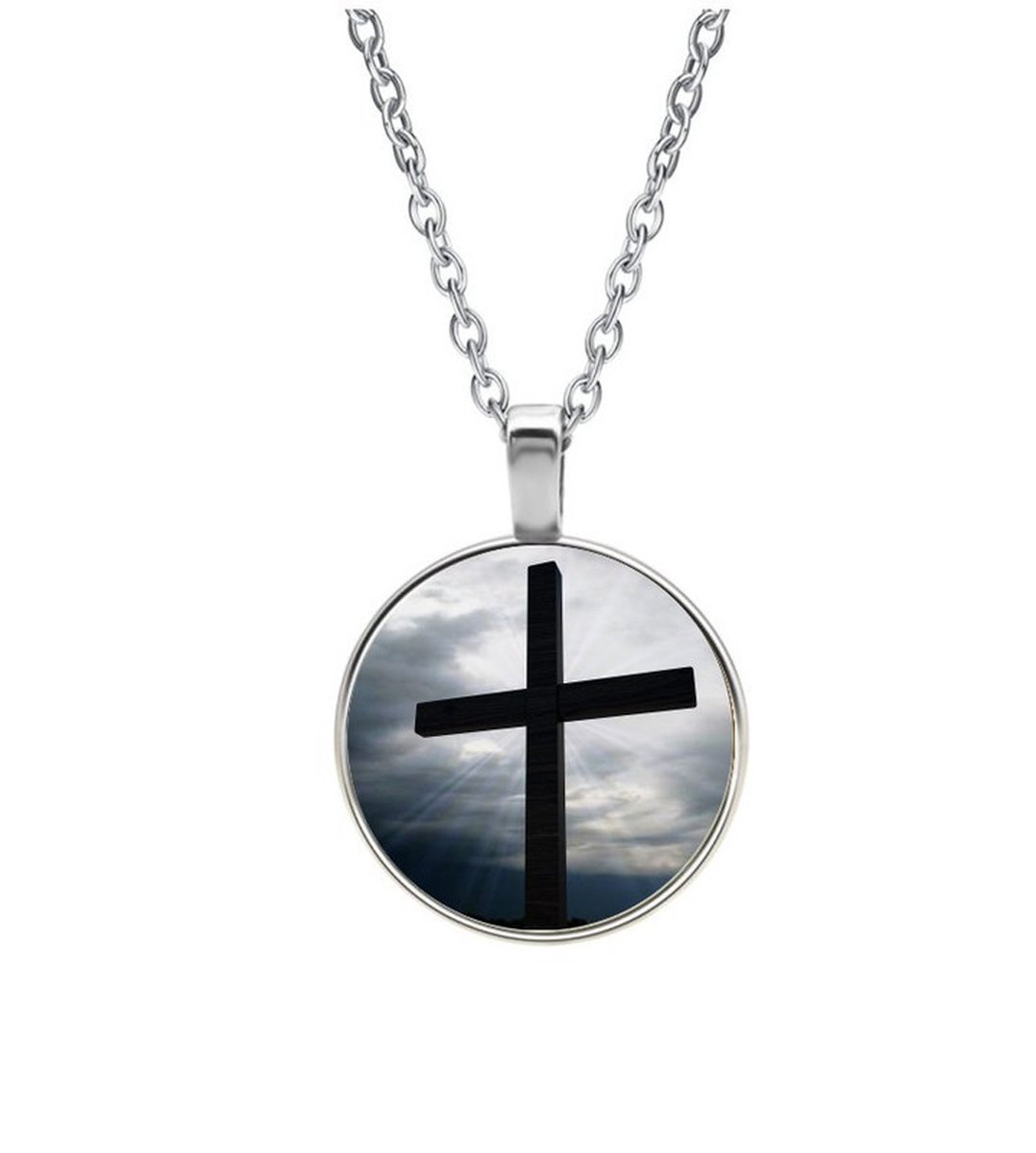 Ketting Glas - Kruis