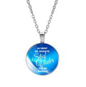 Ketting Glas - Leukste Stiefvader Van De Wereld
