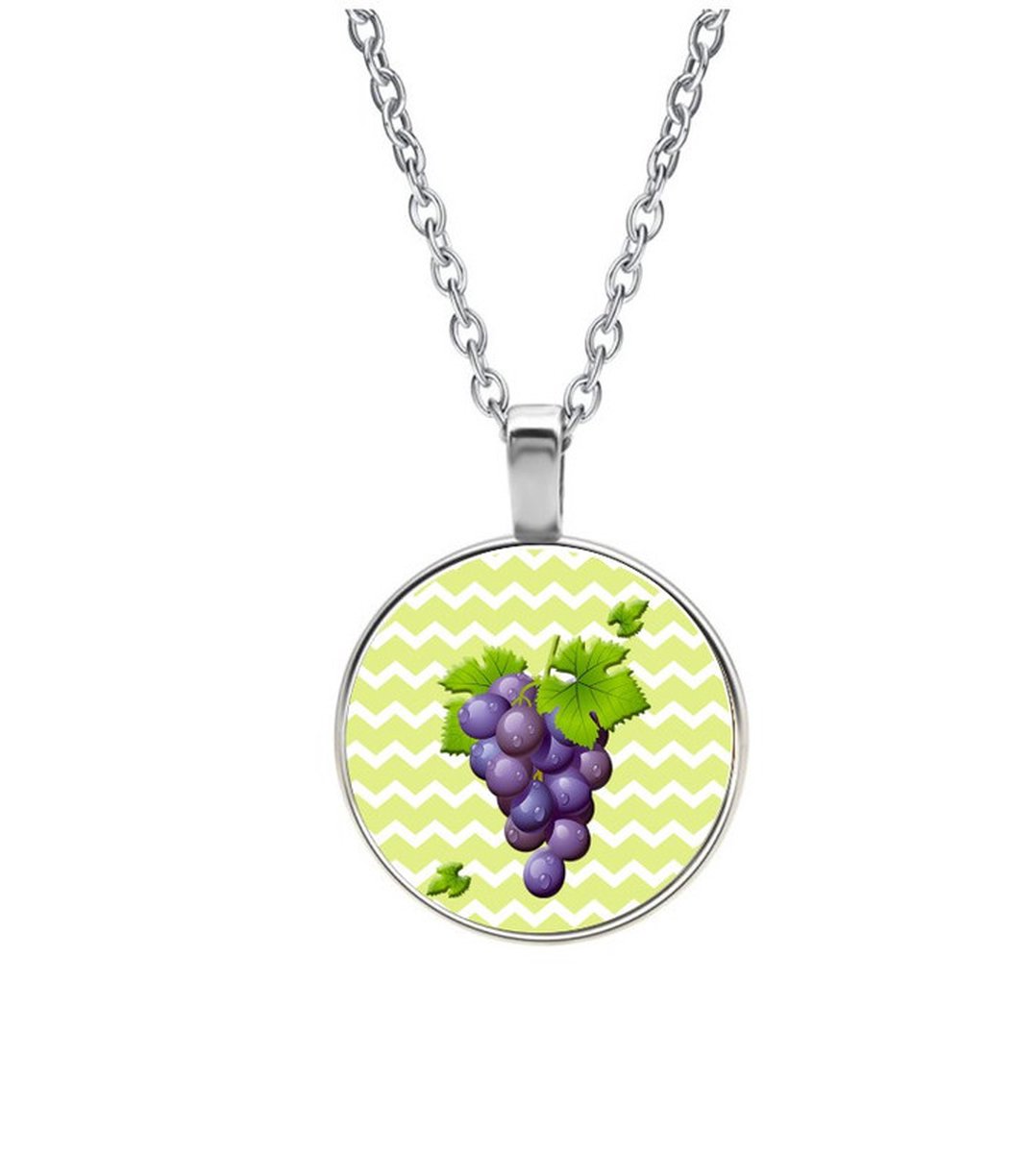 Ketting Glas - Druiven