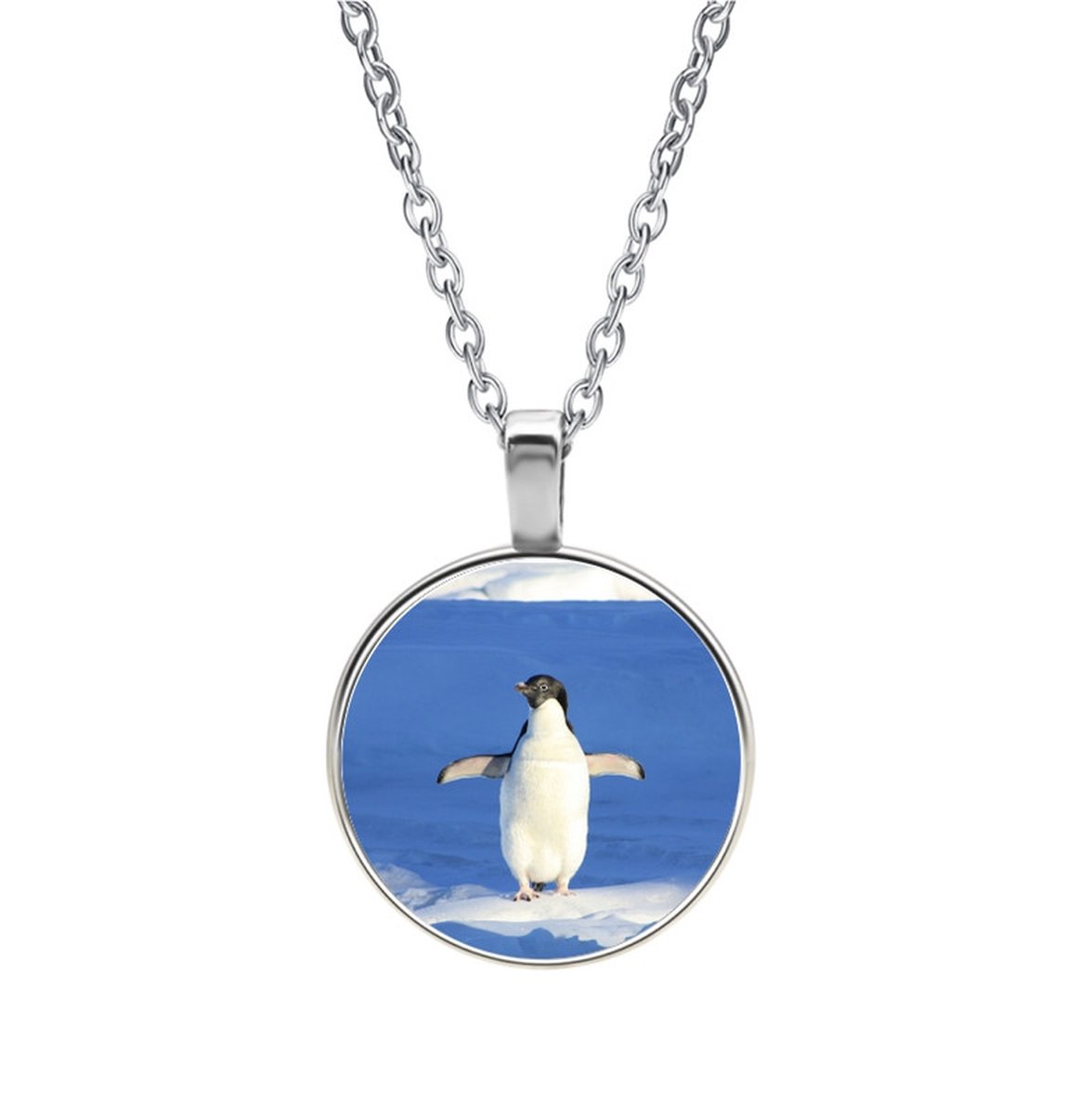 Ketting Glas - Pinguin