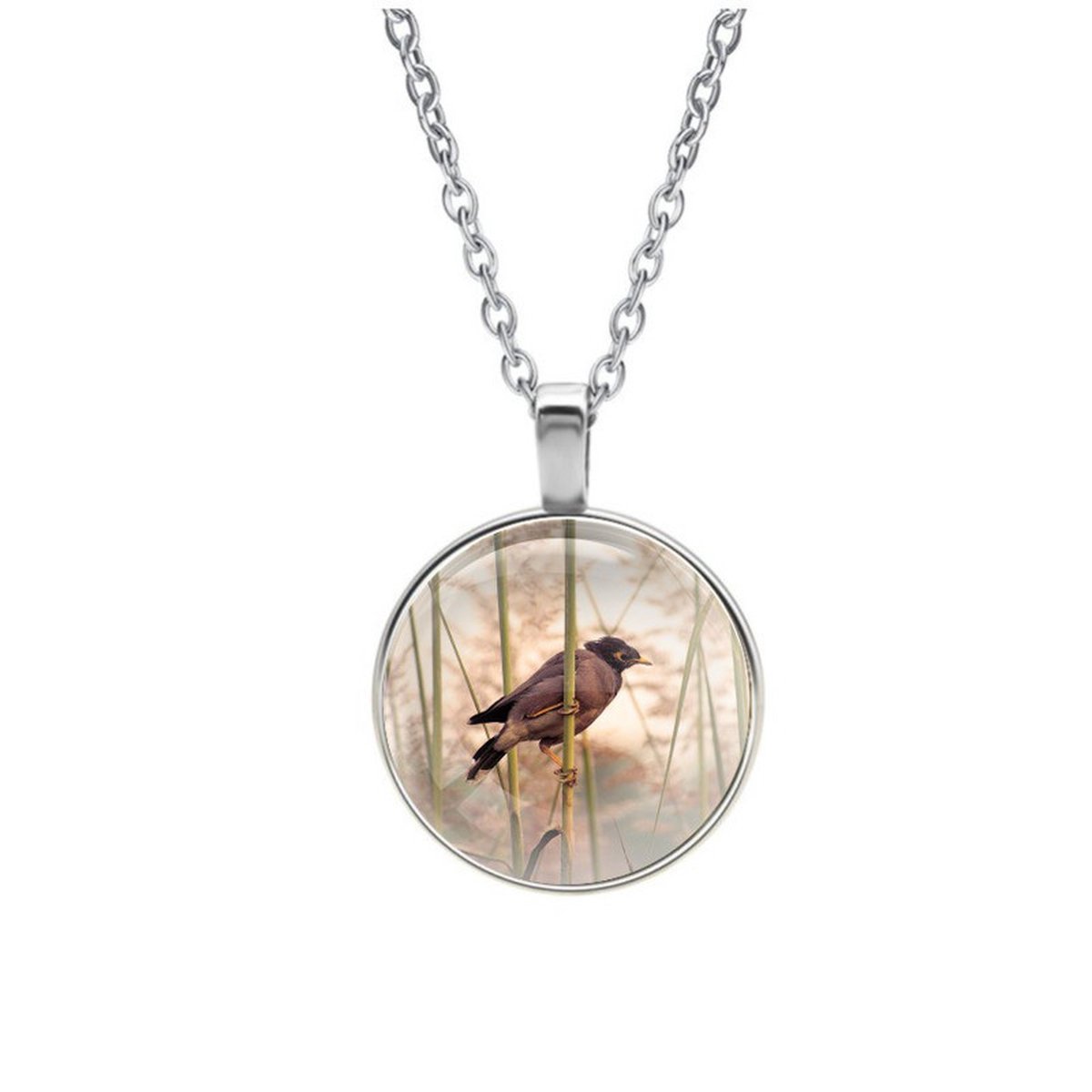 Ketting Glas - Vogel