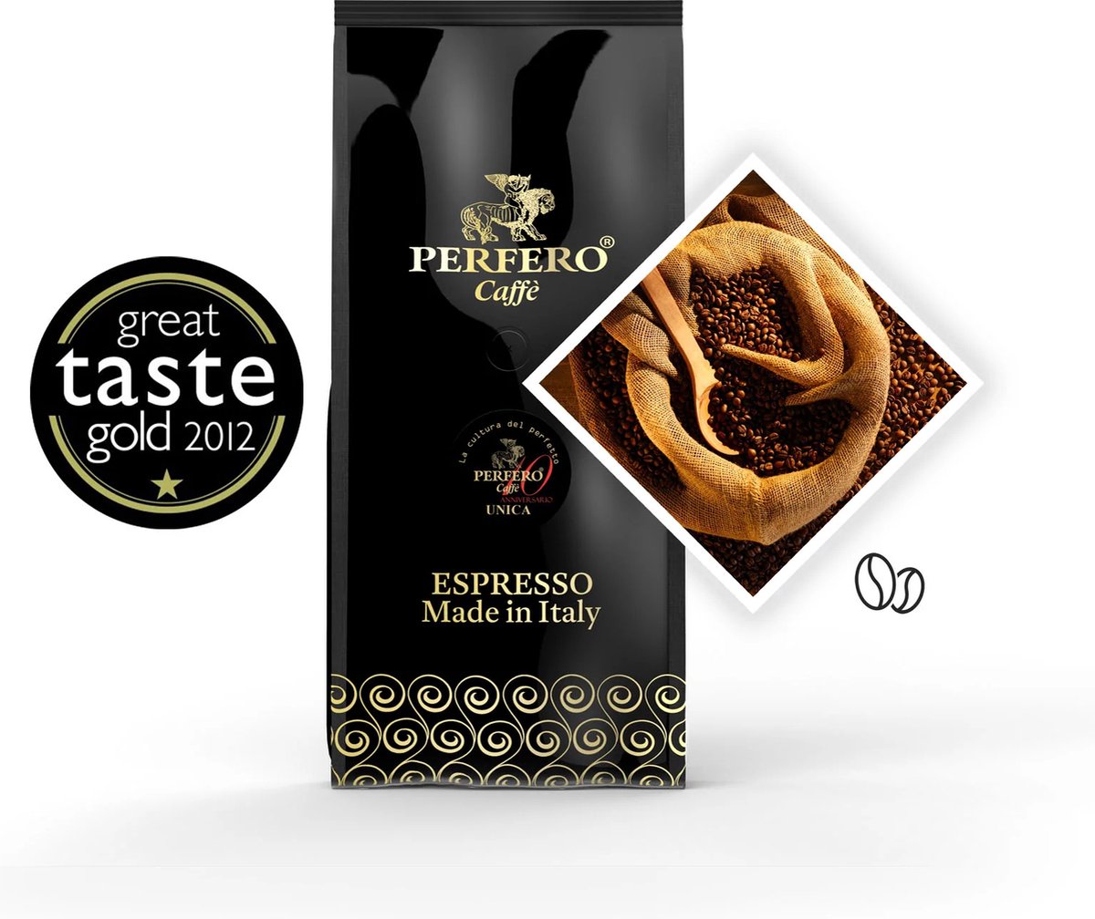 Prijswinnende, Great Taste Gouden Ster, Perfero Unica - Koffiebonen 250 gr