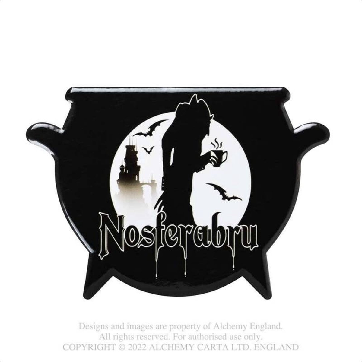 Alchemy - Nosferabru Onderzetter - Zwart/Wit