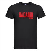 Bacardi Lemon T-shirt | Grappige tekst | T-shirt tekst | Fun Shirt | Tshirt | Zwart Shirt | Maat L