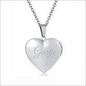 Fotohanger Met Ketting En Naam Gravering - Geertje