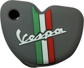 Vespa | sleutelhoesje | grijs | Italiaanse vlag