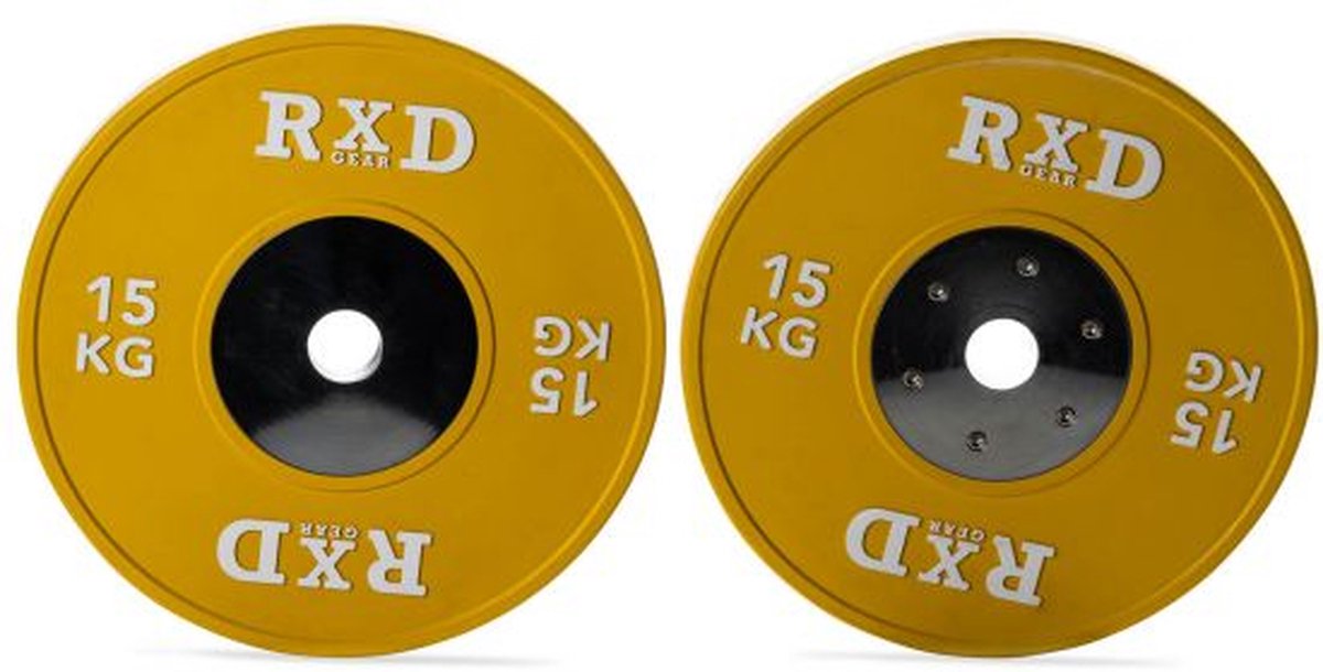 RXDGear - Competition bumper plate 15kg || olympische halterschijf