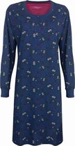 Tenderness Dames Nachthemd - Slaapkleed - Blauw - Maat XL