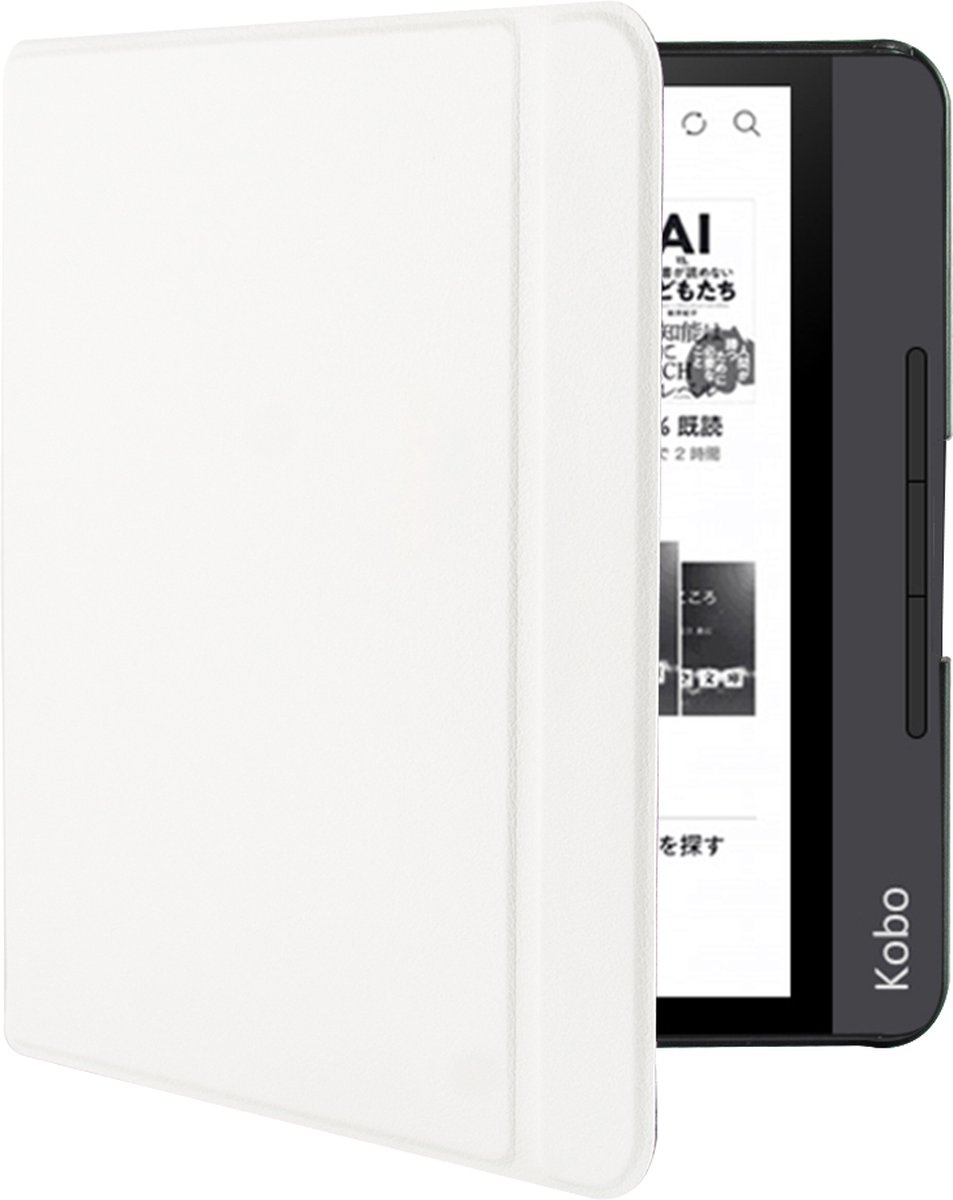 Lunso sleepcover hoes Kobo Forma (8 inch) Wit