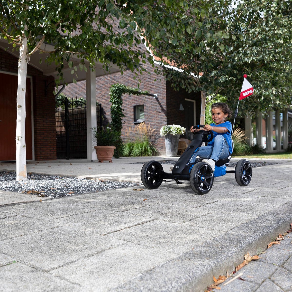 BERG Reppy Roadster Skelter - Met soundbox - 2,5+ Jaar - Verstelbare Stoel - Blauw — afbeelding 7