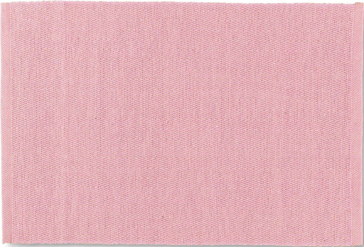 Rosendahl - Herringbone placemat 43x30cm rose (set van 6) - Placemats