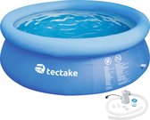 tectake - Zwembad rond met filterpomp (ØxH): 300 x 76 cm