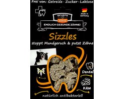 QChefs Natural Dental Chew  Sizzles - Hond - Snack - 65 gr