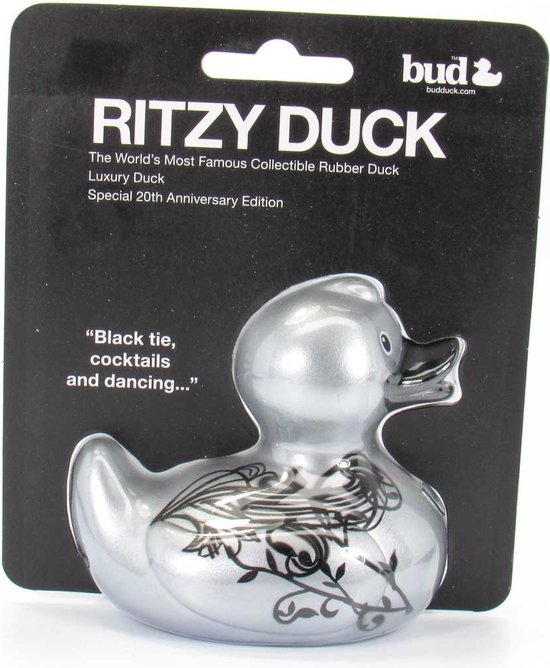 BudDuck Luxury Badeendje - Ritzy Duck - Badspeelgoed van BudDuck — afbeelding 3