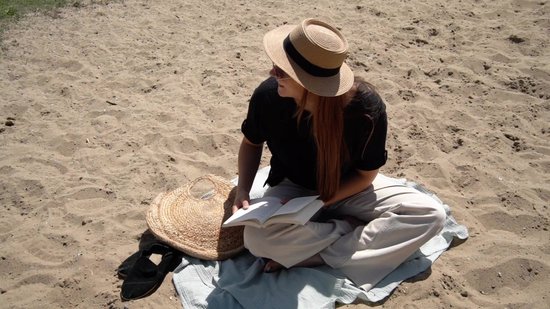 Knit Factory Nena Top - Zwart - S - 100% Coton Biologique