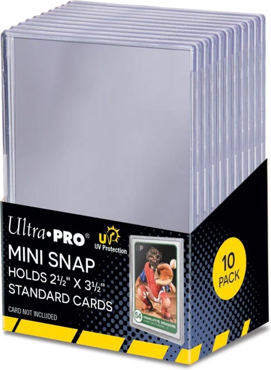 Afbeelding van het spel Ultra Pro UV Mini Snap Card Holders 10ct pack