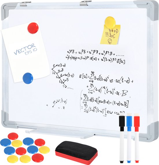 Bi-Office Maya Trio Whiteboard Van Gelakt Staal Met Aluminium