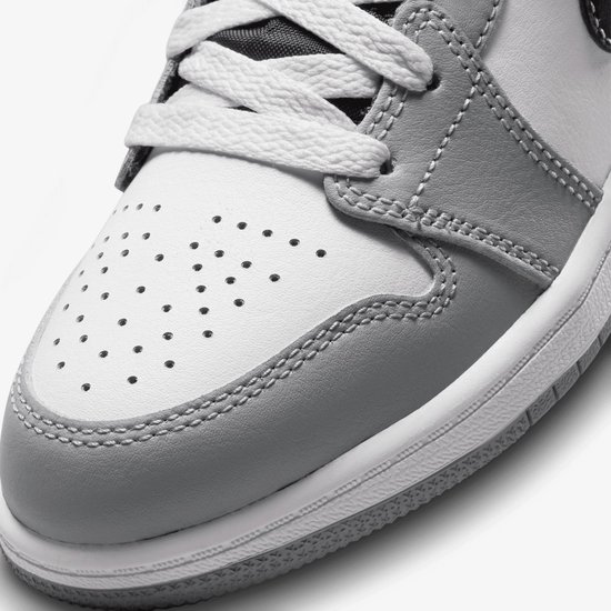 air jordan 1 mid light smoke grey junior