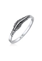 Elli Ring Femme Ressorts Femme Boho Trend Festival en Argent Massif 925 Plaqué Or