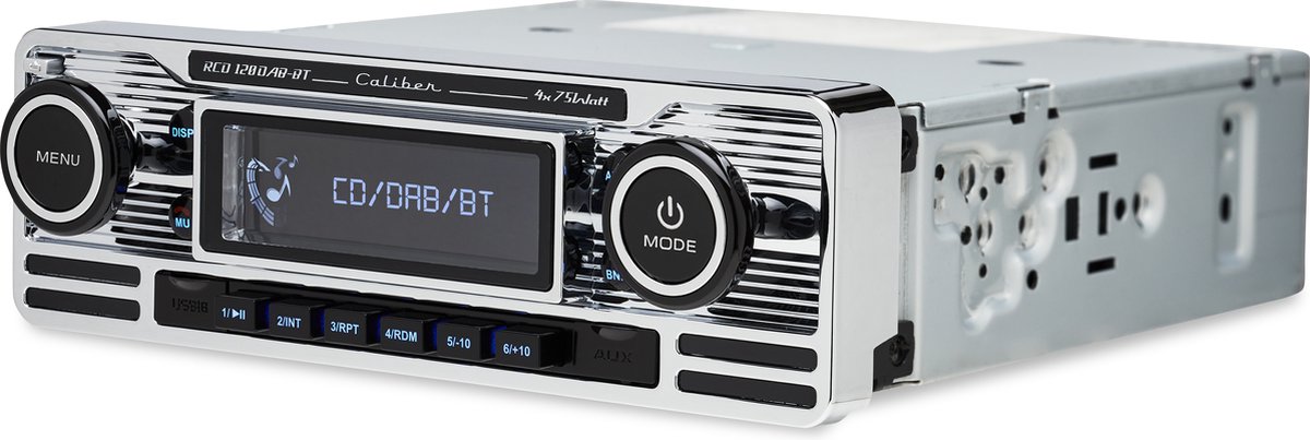 Caliber Autoradio met Bluetooth - DAB - DAB+ - USB, SD, AUX, FM - CD Speler  - 1 DIN 