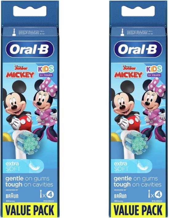 Oral-B Stages Power Kids Opzetborstels Mickey Mouse