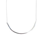 Ketting-Zilverplating-Modern-45 cm-Charme Bijoux