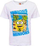 The Minions wit t-shirt "#vamosalaplaya" | maat 116