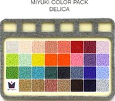 Miyuki delica's 11/0 kralenpakket | 31 kleuren kraaltjes van 2 gram | Met E-book en kralenmatje
