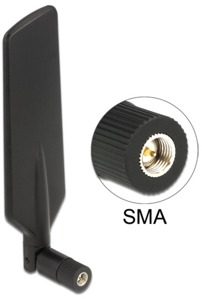 LTE (4G) antenne - omnidirectioneel - SMA (m) - 0,5-3 dBi / zwart