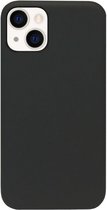 ADEL Siliconen Back Cover Softcase Hoesje Geschikt voor iPhone 14 Pro Max - Zwart
