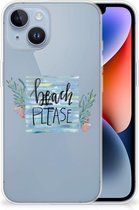 Smartphone hoesje Geschikt voor iPhone 14 TPU Case Transparant Boho Beach