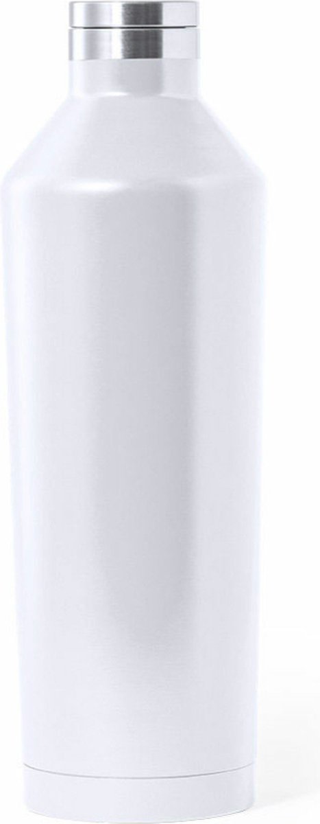 OneTrippel - Thermosbeker - Thermosfles - Waterfles - 800 ml - RVS - XL Fles - Wit