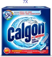 Calgon 3 in 1 Powerball Tabs - Wasmachine Reiniger - 7 x 15 Tabs