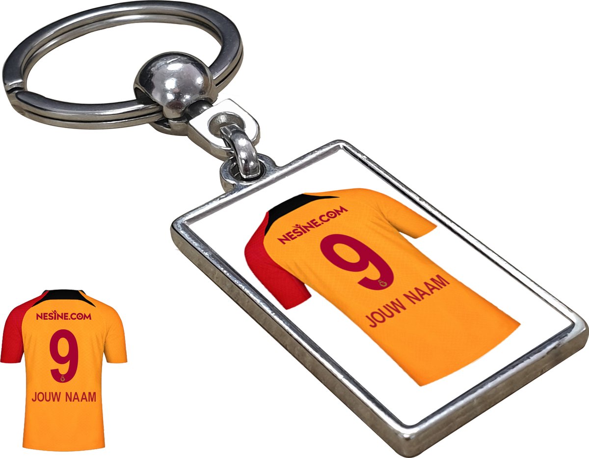 Galatasaray Shirt met Jouw Naam - Seizoen 22/23- Gepersonaliseerde  Sleutelhanger met... | bol.com