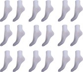 Naft Anti Pres Chaussettes Medical Courtes Wit 9 Paires Taille 39/42