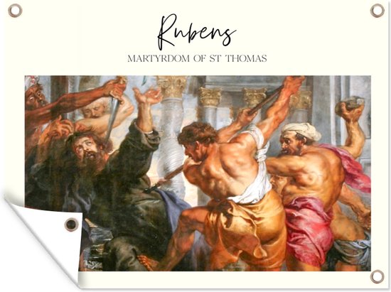 Affiche de jardin Peinture - Rubens - Baroque - 120x90 cm