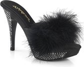 Fabulicious Sandales à Talons -36 Chaussures- ELEGANT-401F US 6 Zwart