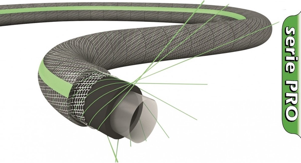 Ribimex - Gebreide tuinslang - Ø 15 / 25m