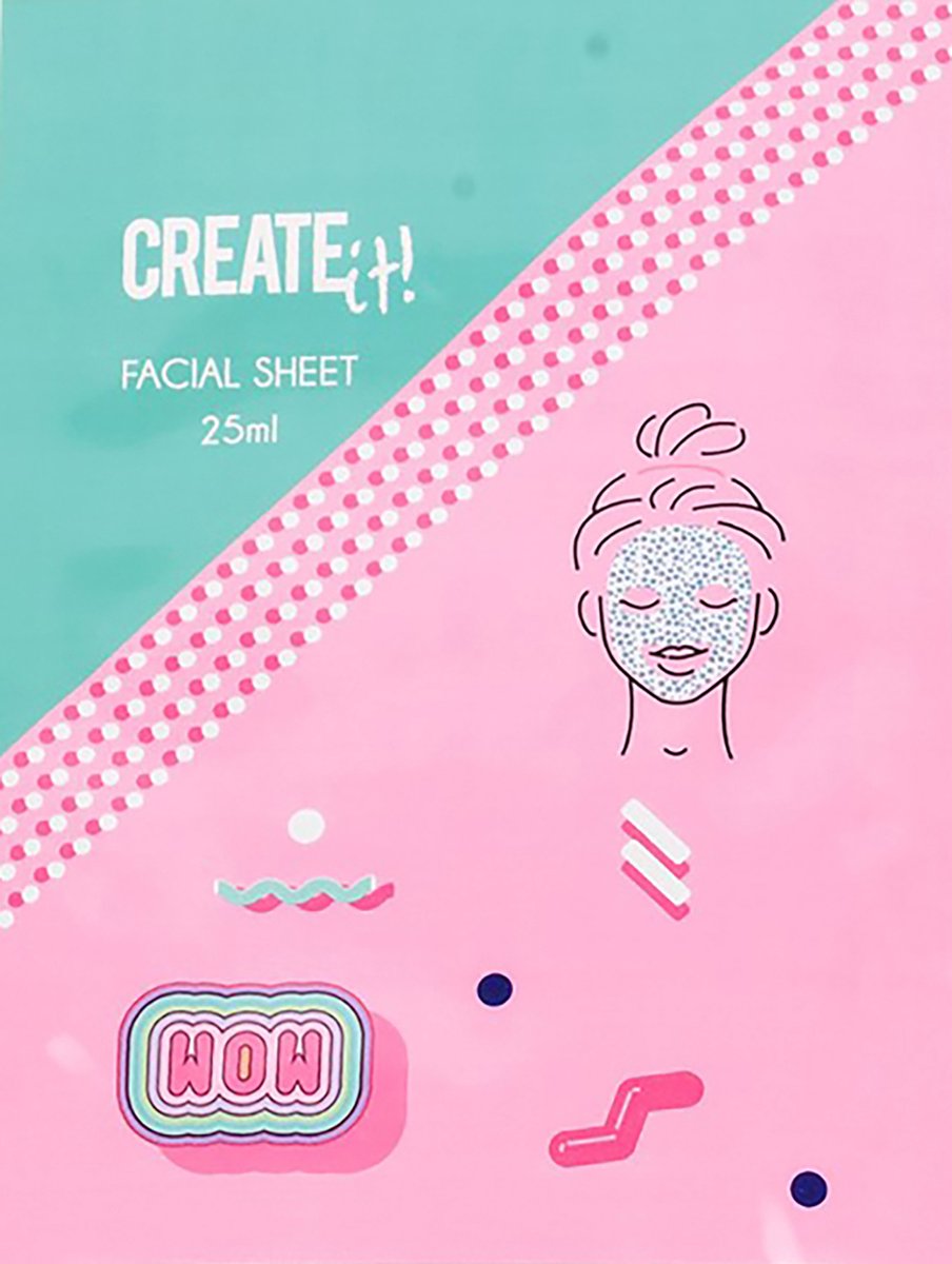 Create It! Poptastic Hydraterende Gezichtsmaskers - Wow
