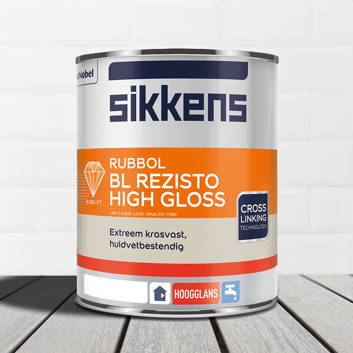 Sikkens Rubbol Bl Rezisto High Gloss Ral 7021 Zwartgrijs