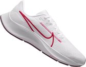 Nike Air Zoom Pegasus 38 hardloopschoen - Dames - wit/rood - Maat 37.5