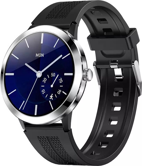 DigiKuber Smartwatch ECG voor heren, IP68 waterdicht, met hartslagfrequentie, SPO2 PPG, stappenteller, bloeddruk, slaapmonitor voor Android/iOS