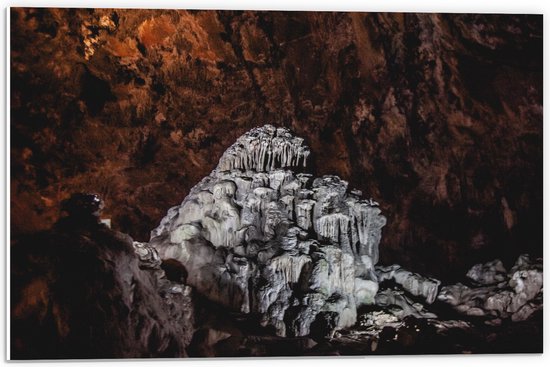 WallClassics - PVC Schuimplaat - Grotta Gigante - Italië - 60x40 cm Foto op PVC Schuimplaat (Met Ophangsysteem)